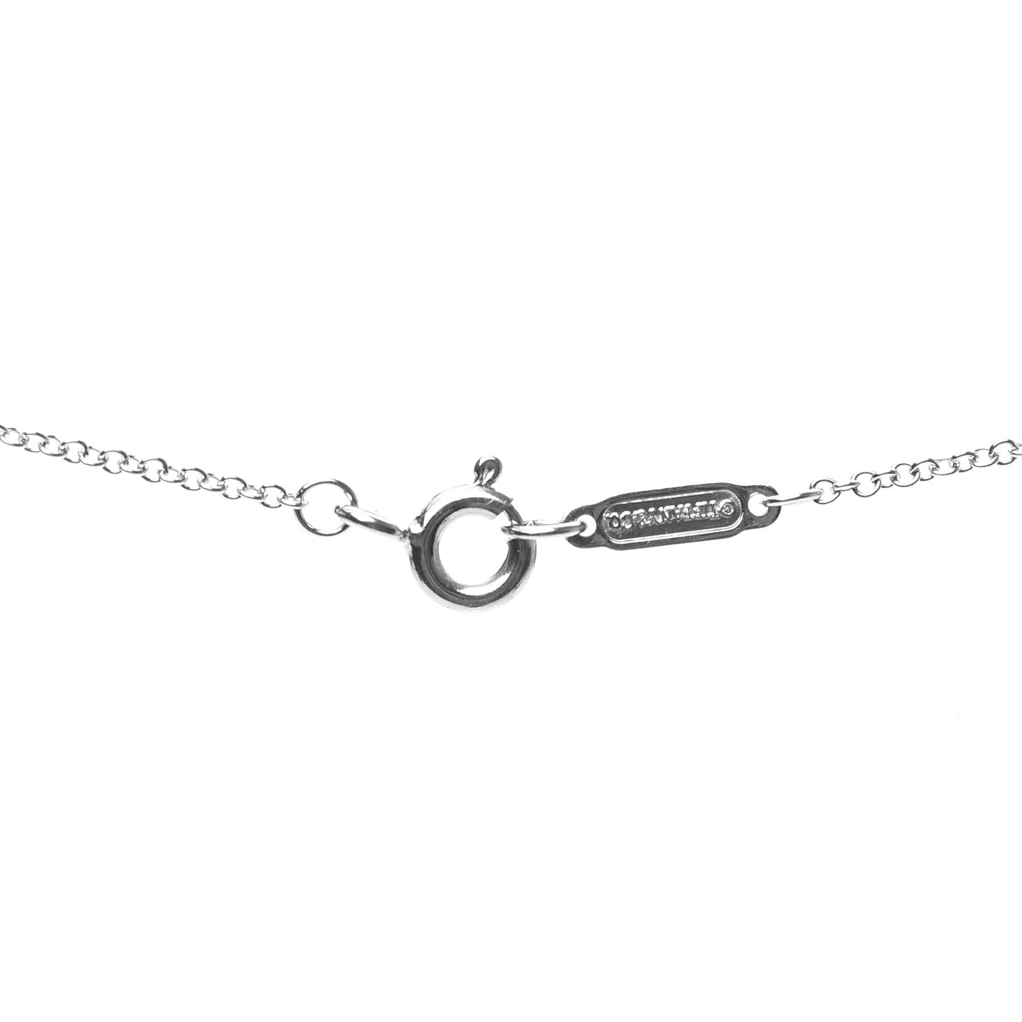 18K White Rose Gold Diamond MOM Pendant Necklace