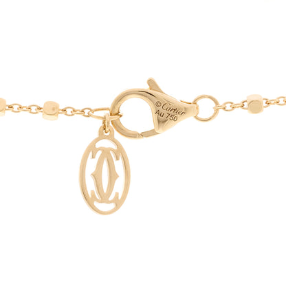 Cartier 18K Yellow Gold Diamond Tsavorite Black Lacquer Panthere De Cartier Necklace 4 of 5