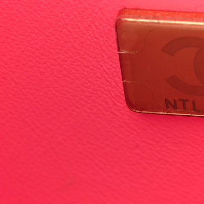 Chanel Lambskin Lacquered Quilted Mini Trendy CC Dual Handle Flap Bag Coral Pink 7 of 10