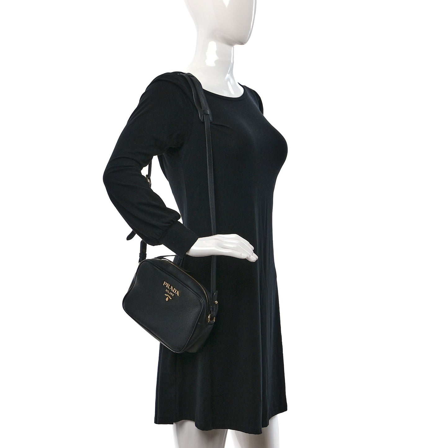 Vitello Phenix Camera Bag Black