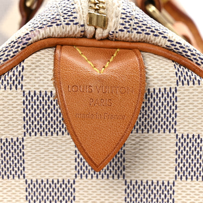 Louis Vuitton LOUIS VUITTON Damier Azur Speedy 25 6 of 14