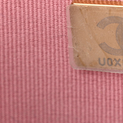 Chanel Tweed Quilted Wallet On Chain WOC Pink 8 of 15