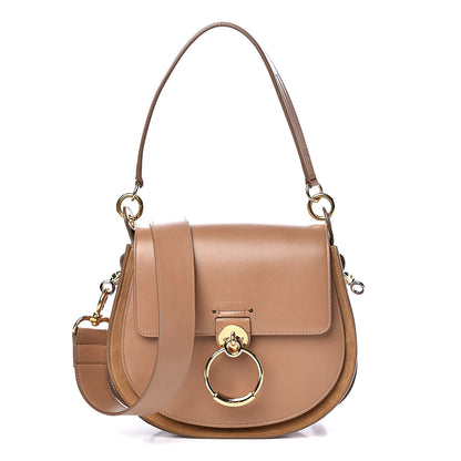 Chloe Calfskin Large Tess Bag Nut 1 of 8