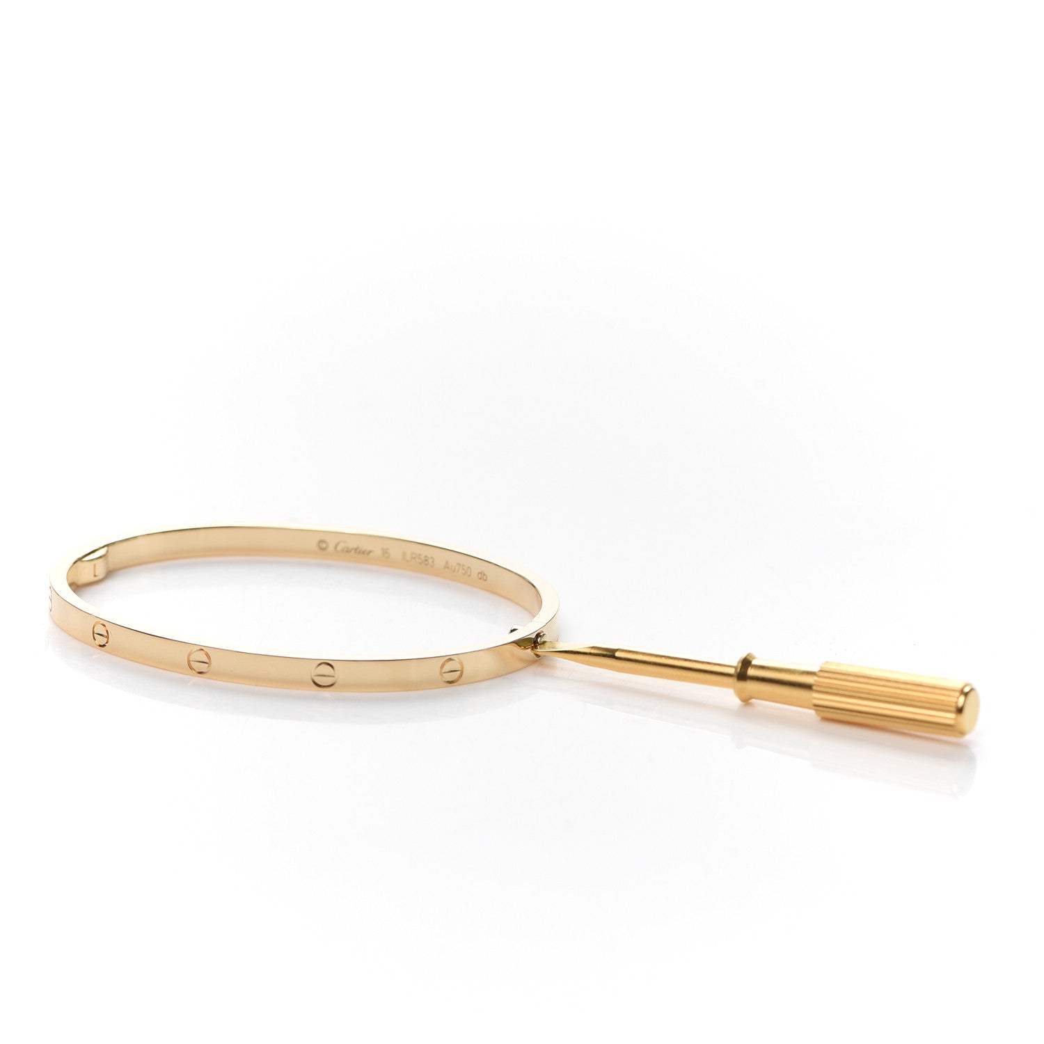 Cartier 18K Yellow Gold Small LOVE Bracelet 16 4 of 7