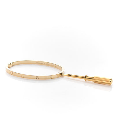 Cartier 18K Yellow Gold Small LOVE Bracelet 16 4 of 7