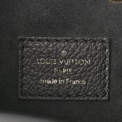 Louis Vuitton Calfskin Lockme Bucket MM Black 6 of 8