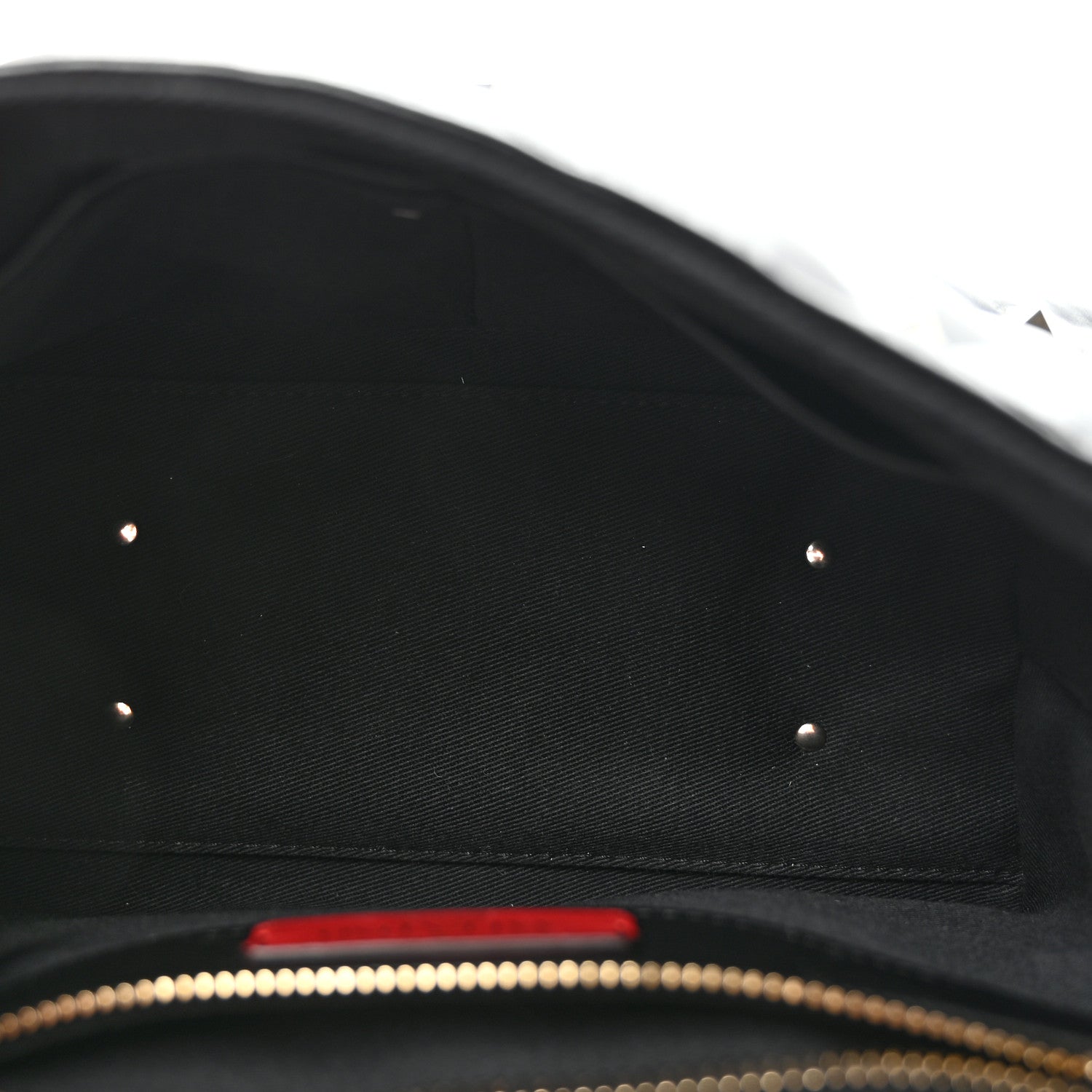 Valentino Garavani Lambskin VLTN Print Candystud Top Handle Bag Black 5 of 9