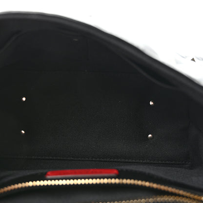 Valentino Garavani Lambskin VLTN Print Candystud Top Handle Bag Black 5 of 9