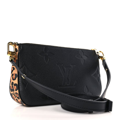 Louis Vuitton Empreinte Monogram Giant Wild At Heart Multi Pochette Accessories Black 3 of 9