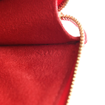 Louis Vuitton Epi Pochette Accessories 24 Castillan Red 7 of 9