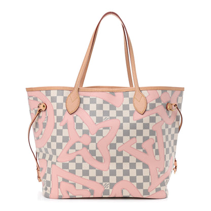Louis Vuitton Damier Azur Tahitienne Neverfull MM 3 of 10