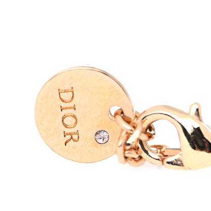 Christian Dior Metal Crystal Star CD Bracelet Gold 4 of 6