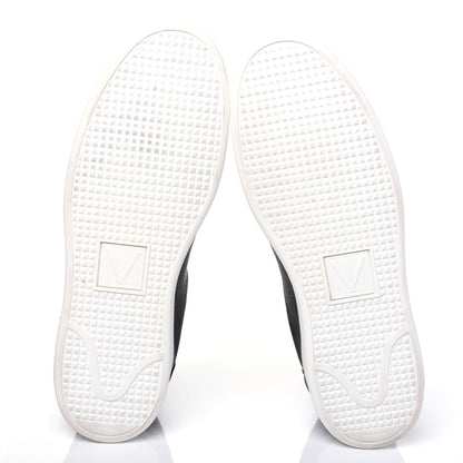 Louis Vuitton Calfskin Damier Graphite Frontrow Sneakers 8 5 of 13