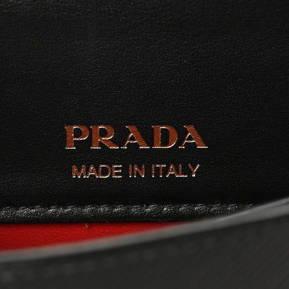 Prada Saffiano Small Ingrid Top Handle Bag Black 6 of 9