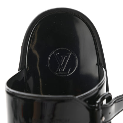 Louis Vuitton Monogram Sunbath Flat Mule Sandals 40 Black 7 of 8