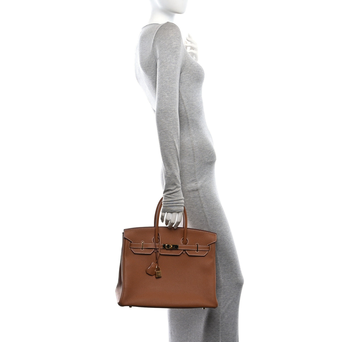 Hermes Togo Birkin 35 Gold 2 of 11