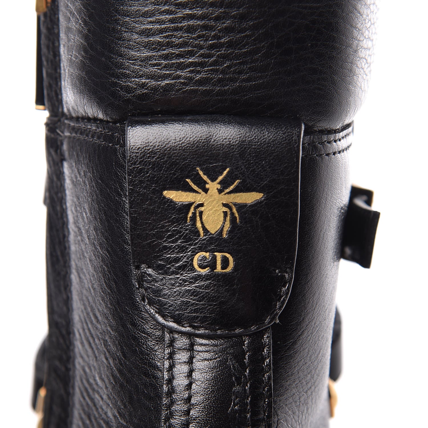 Christian Dior Shiny Calfskin Wildior Low Boot 38 Black 8 of 15