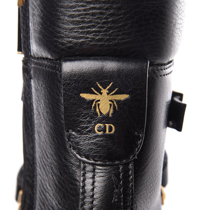 Christian Dior Shiny Calfskin Wildior Low Boot 38 Black 8 of 15