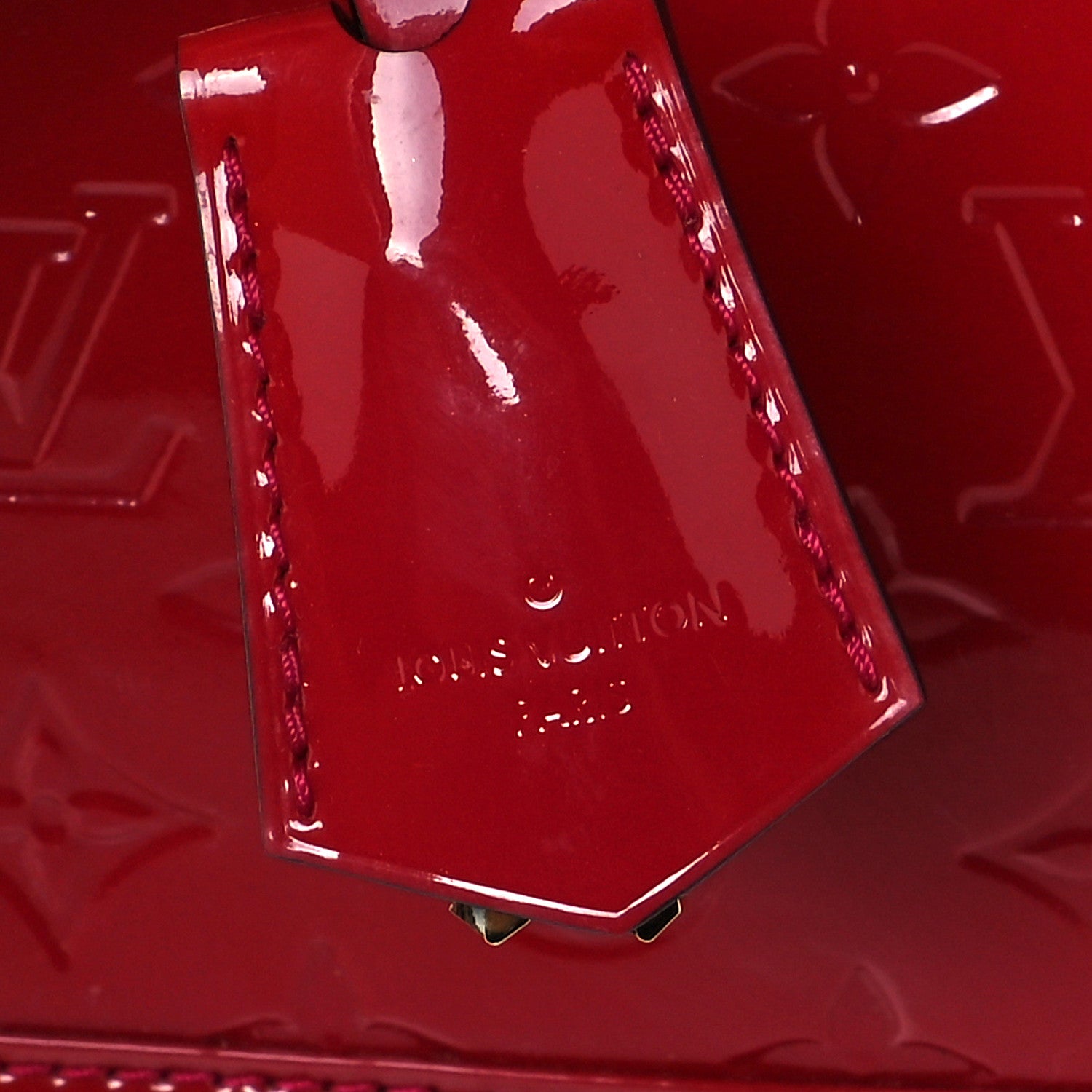 Louis Vuitton Vernis Alma PM Cherry 6 of 9