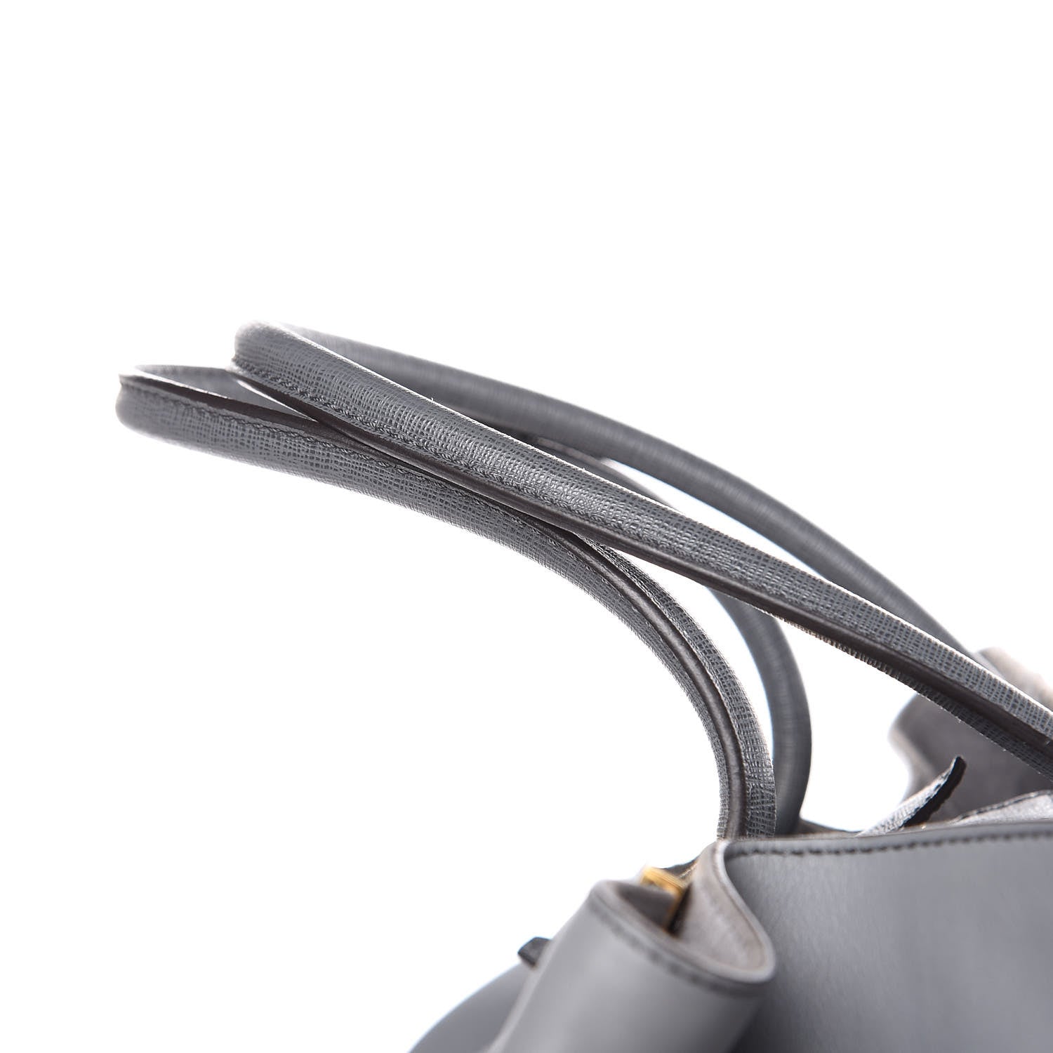 Fendi Vitello Elite Large 2Jours Tote Grigio Grigio Chiaro 15 of 15