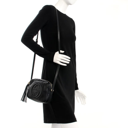 Gucci Pebbled Calfskin Small Soho Disco Bag Black 2 of 7