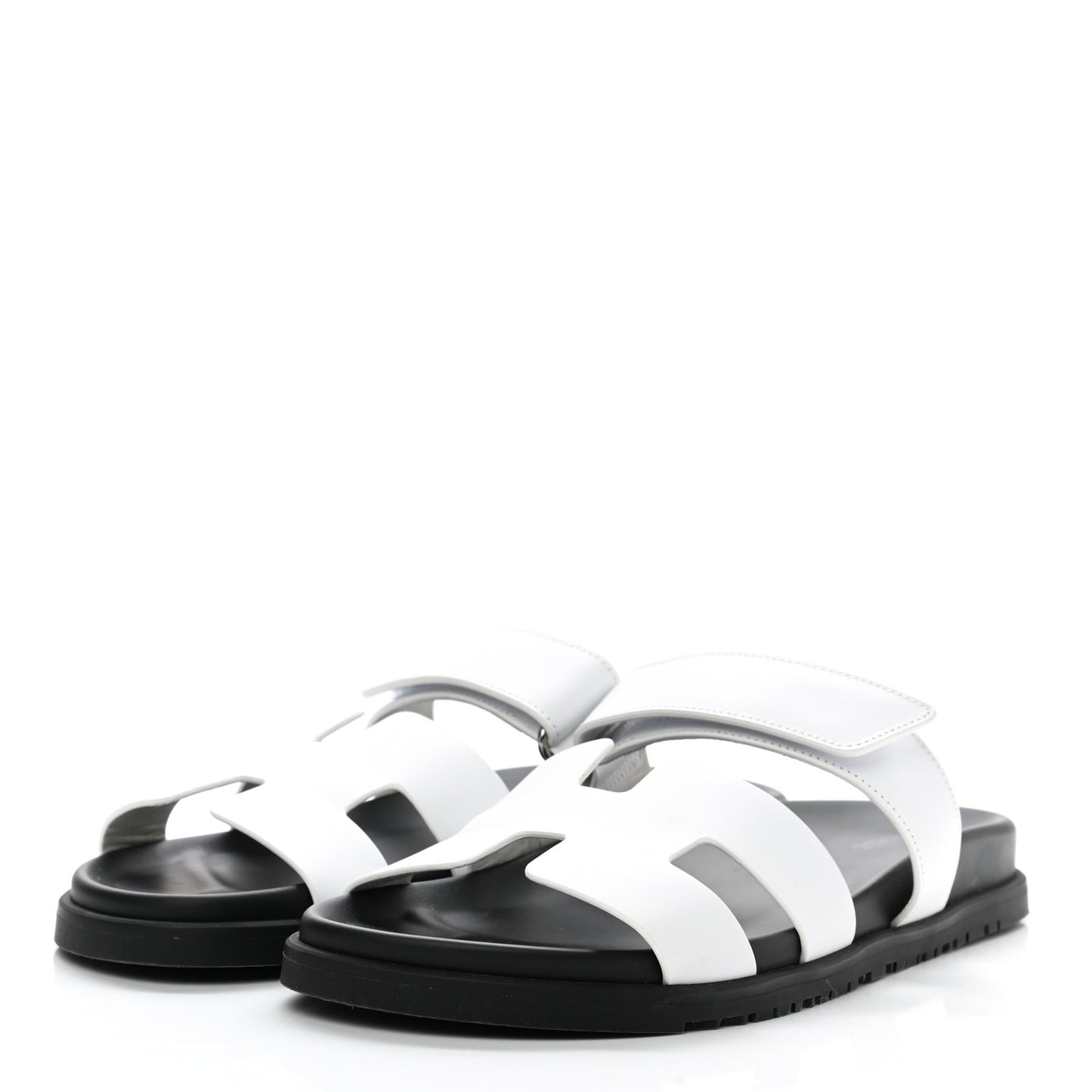Calfskin Womens Chypre Sandals 41 White