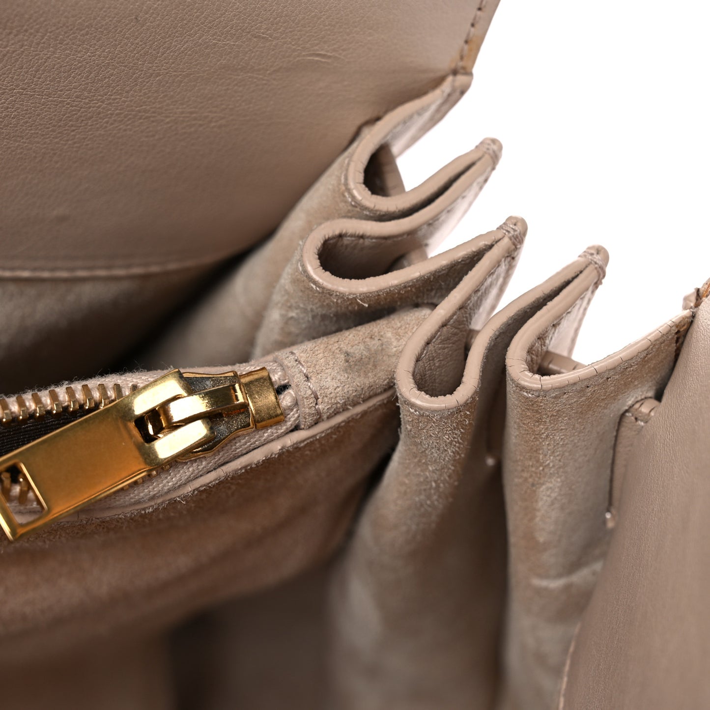 Calfskin Large Sac de Jour Carryall Nude Powder
