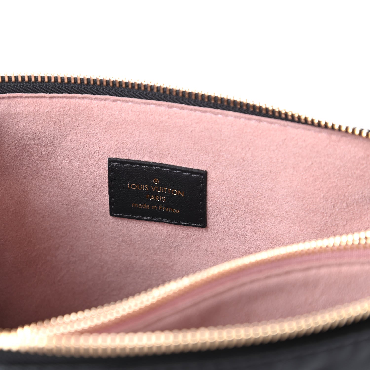 Louis Vuitton Lambskin Embossed Monogram Coussin PM Black 8 of 11