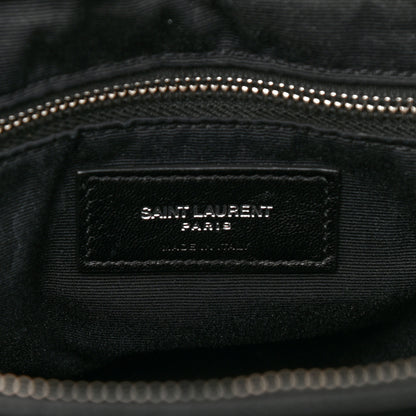 Saint Laurent Calfskin Y Quilted Monogram Large Loulou Chain Satchel Black 7 of 13