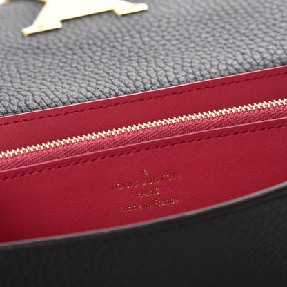 Louis Vuitton Taurillon Capucines Wallet Black 5 of 7