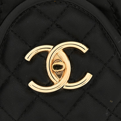 Chanel Lambskin Quilted CC Turnlock Loafers 38.5 Black 11 of 12