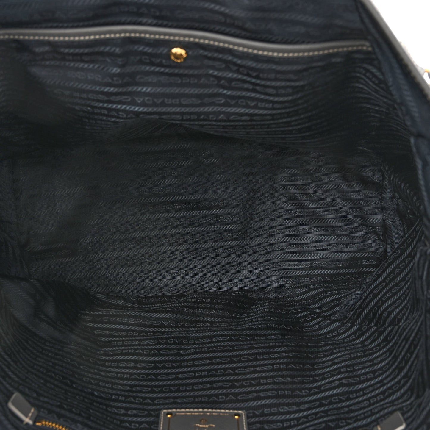 Tessuto Nylon Saffiano Tote Acciaio