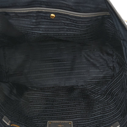 Prada Tessuto Nylon Saffiano Tote Acciaio 4 of 8