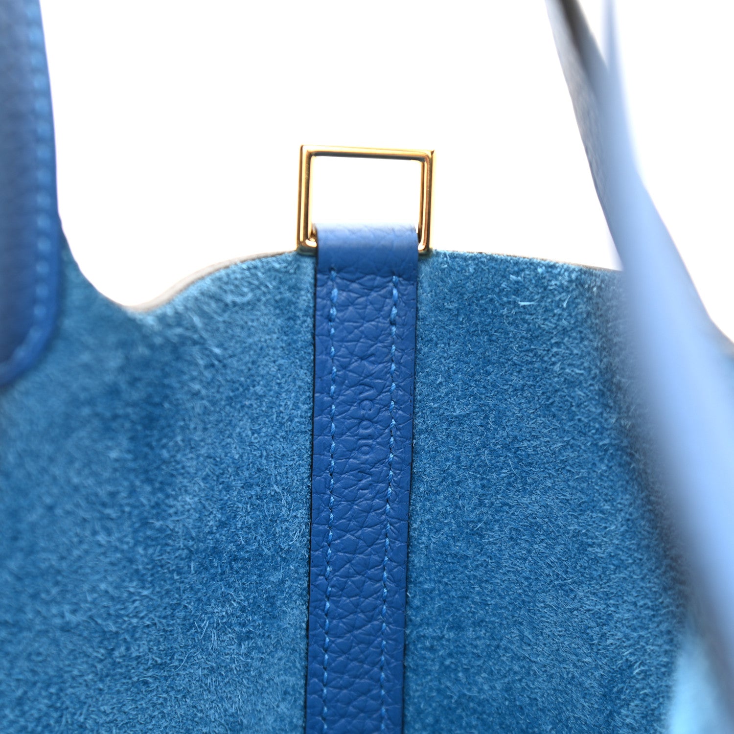 Hermes Taurillon Clemence Picotin Lock 18 PM Mykonos 7 of 10