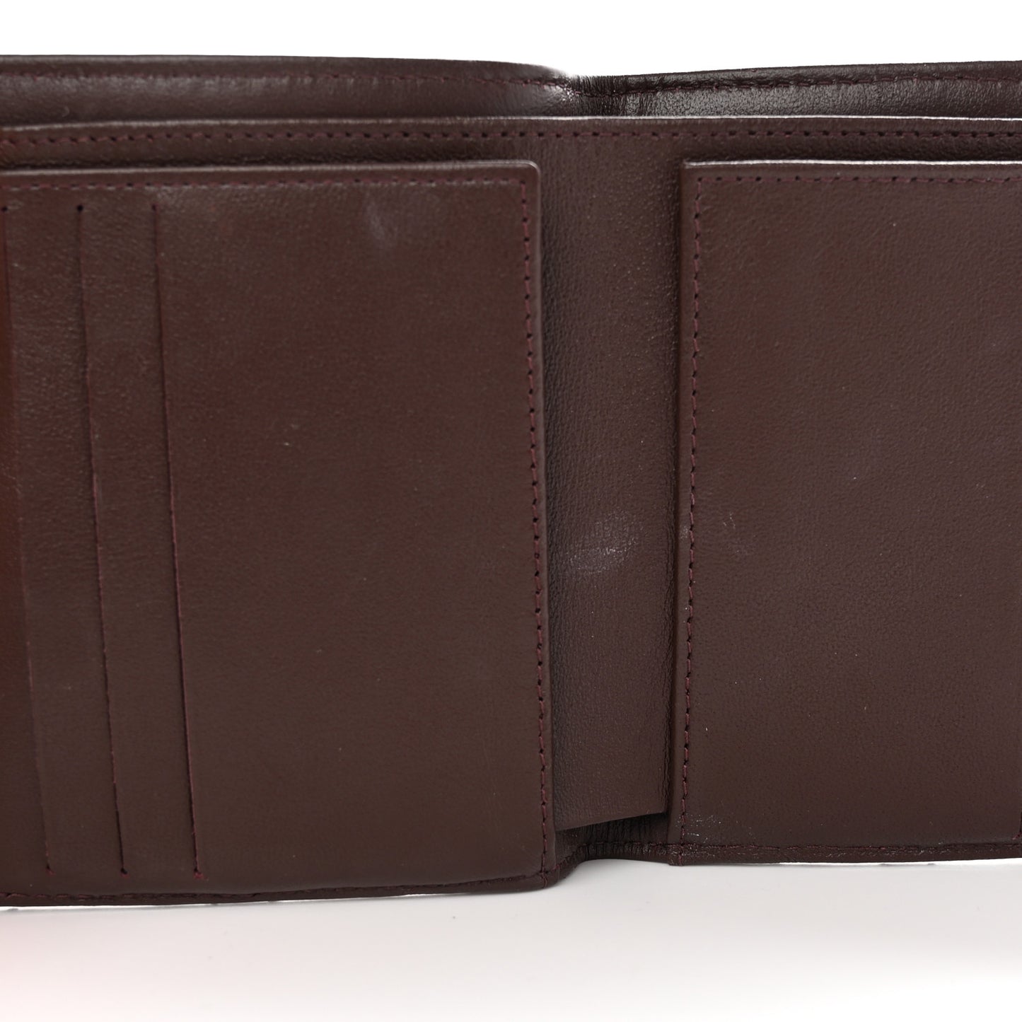 Lambskin Quilted Compact Flap Wallet Black