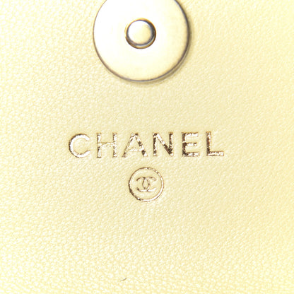 Chanel Lambskin Quilted Pearl Crush Clutch With Chain Yellow 7 of 11