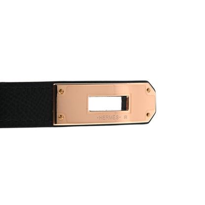 Hermes Epsom Kelly Belt Black 6 of 6