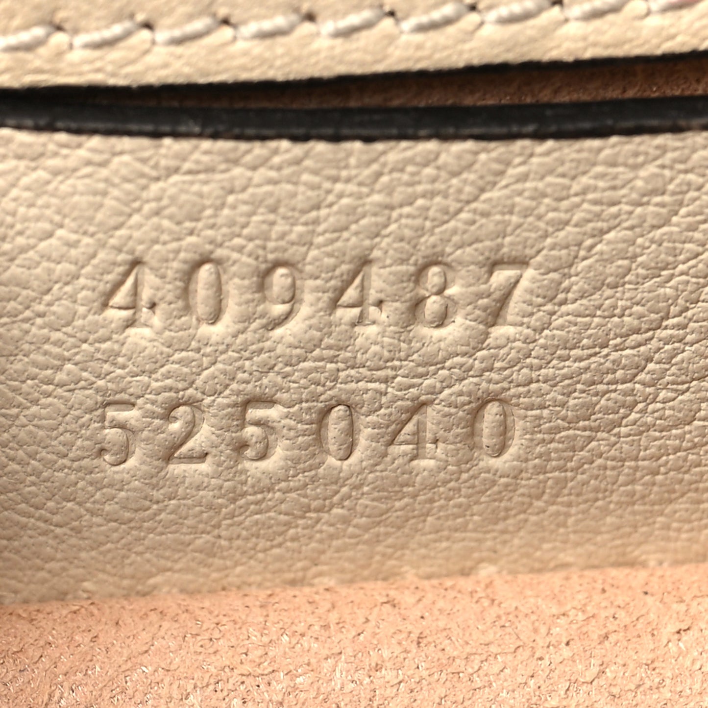 GG Supreme Monogram Calfskin Small Padlock Shoulder Bag Beige Mystic White Sun Oil