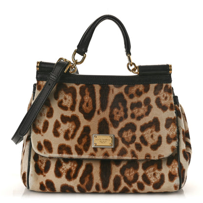 Dolce & Gabbana Leo Crepe Medium Miss Sicily Satchel Naturale 1 of 8