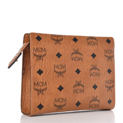MCM Visetos Small Zip Pouch Cognac 3 of 9