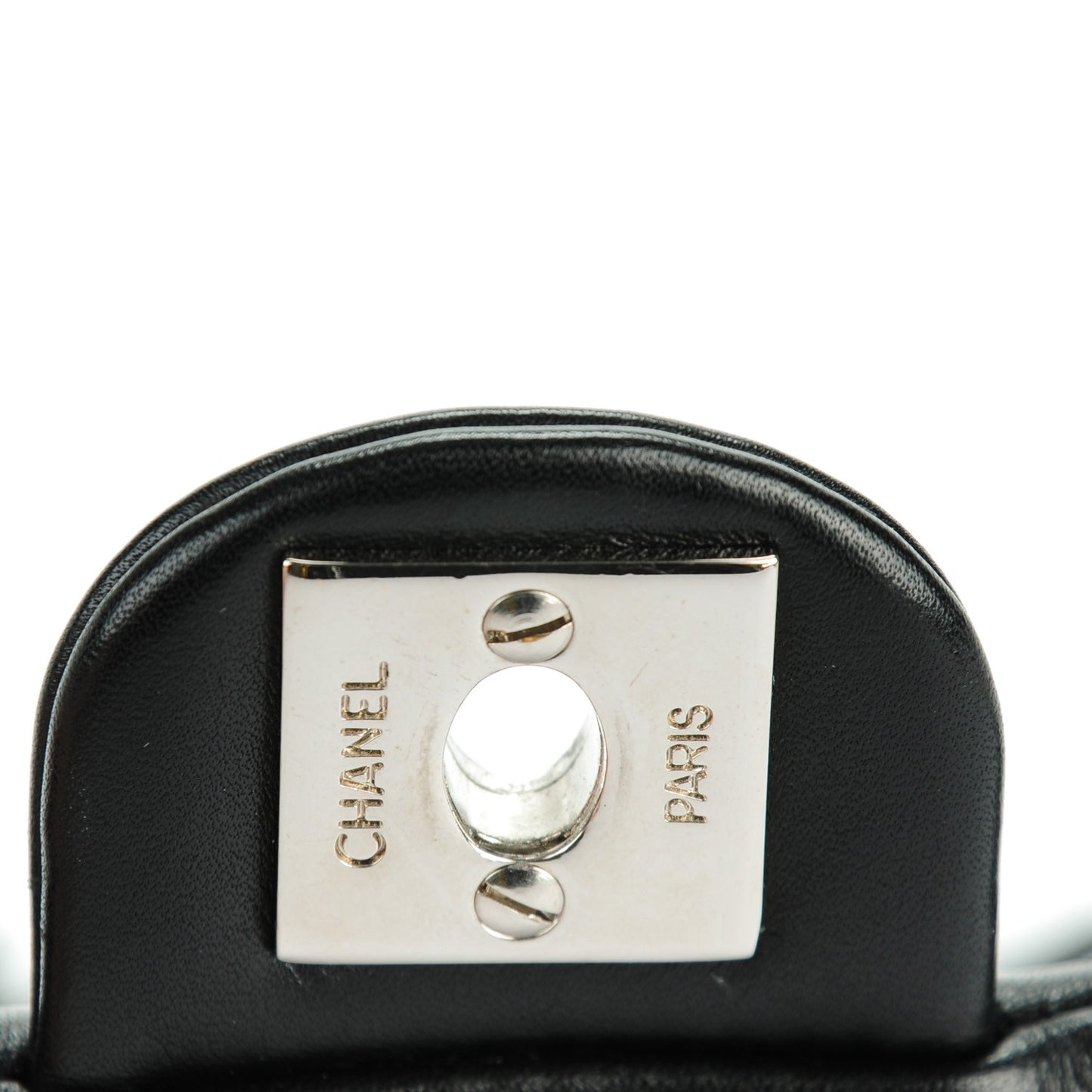 Calfskin Quilted Cambon Multipocket Shoulder Bag Black