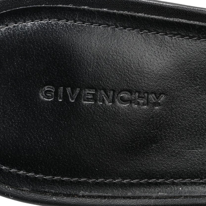 Givenchy Calfskin G Cube 50mm Slingback Pumps 37.5 Black 6 of 10