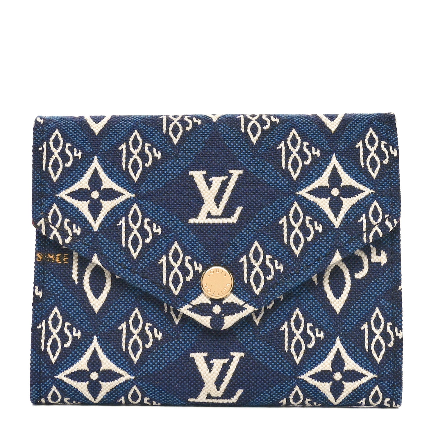 Louis Vuitton Jacquard Since 1854 Victorine Wallet Blue 1 of 7
