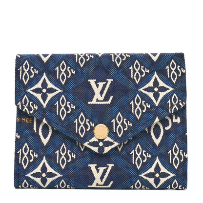 Louis Vuitton Jacquard Since 1854 Victorine Wallet Blue 1 of 7