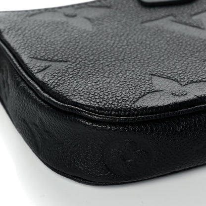 Louis Vuitton Empreinte Monogram Giant Multi Pochette Accessories Mini Pochette Black 8 of 10