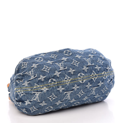 Louis Vuitton Monogram Denim Pleaty Blue 4 of 11