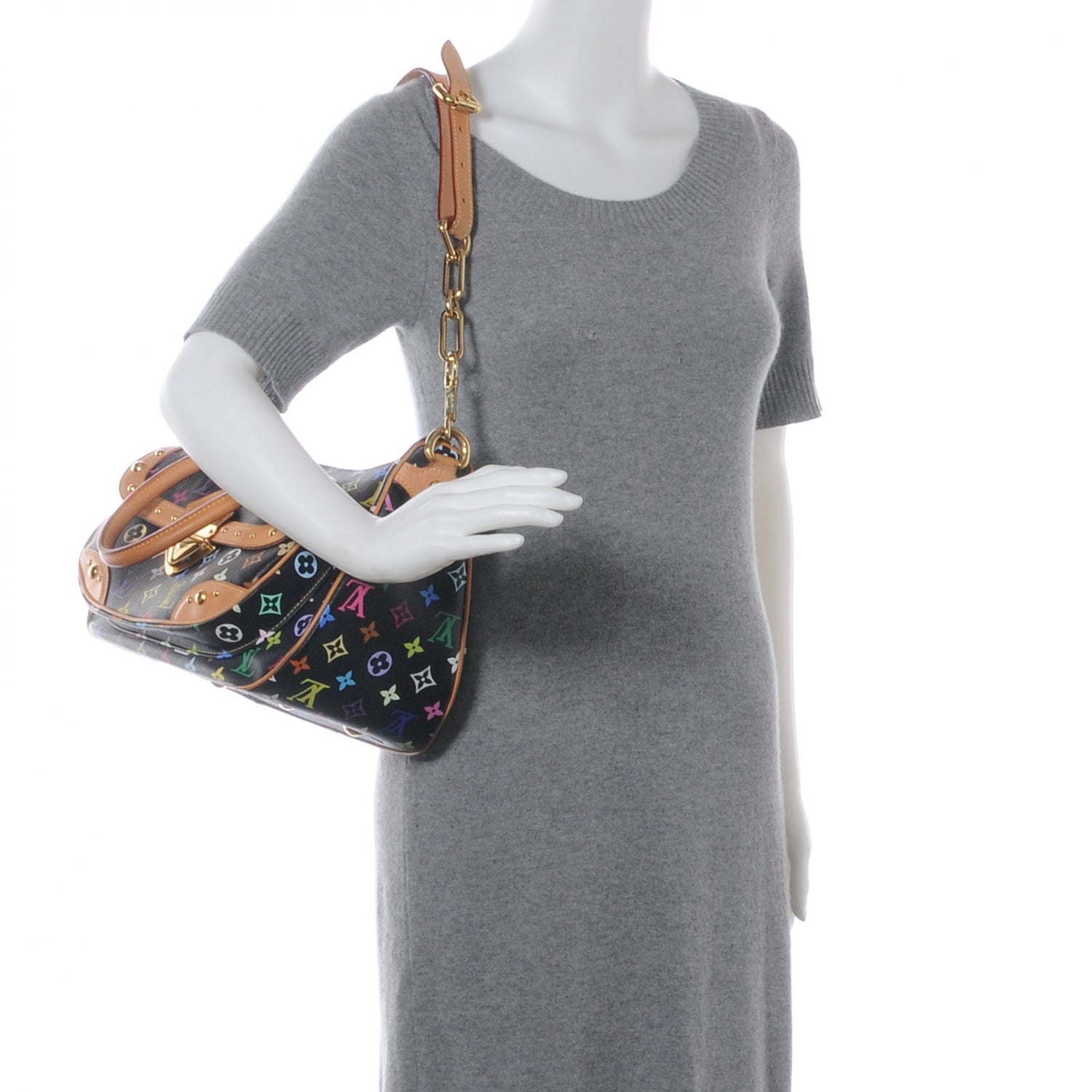 Louis Vuitton Monogram Multicolor Rita Black 2 of 7