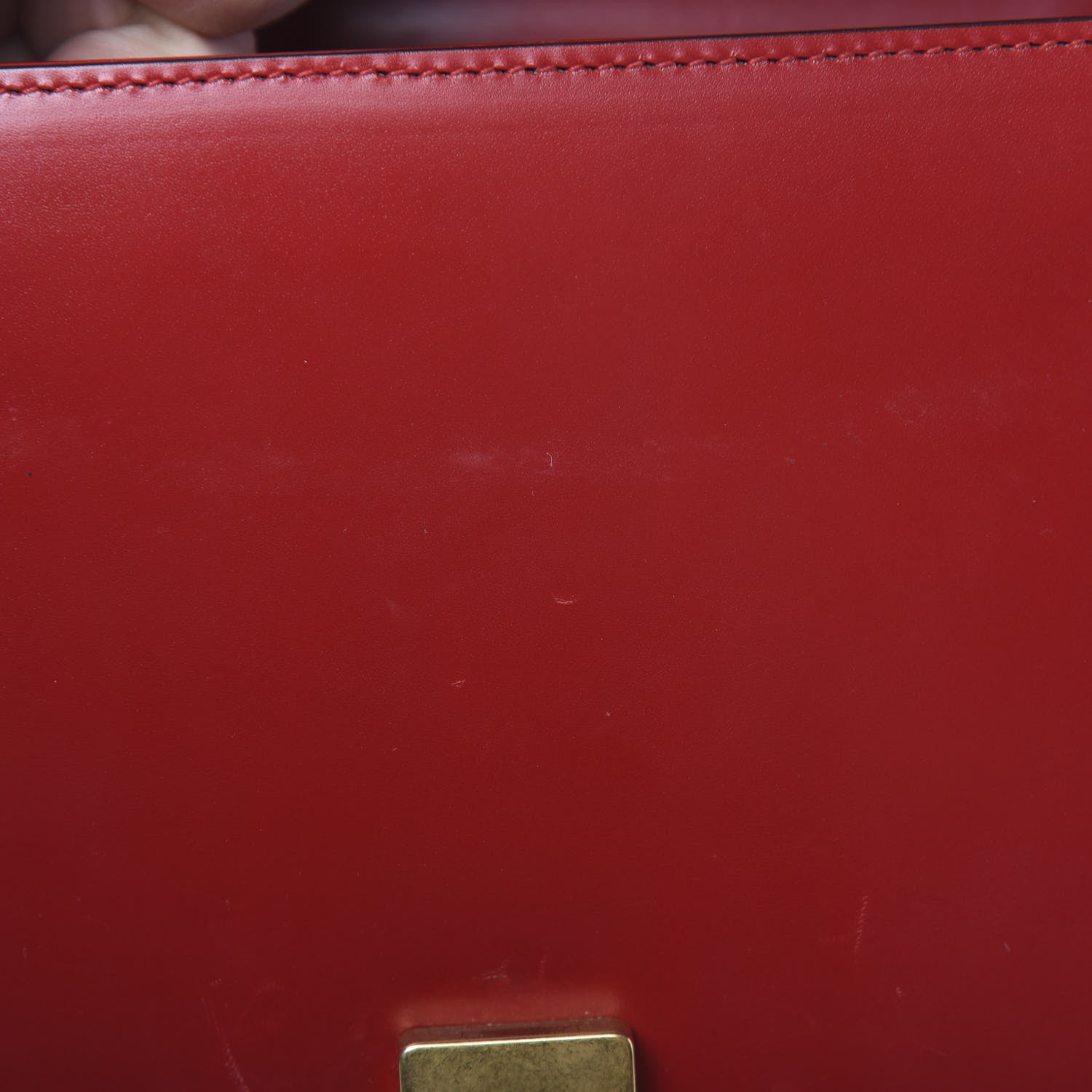 Gucci Knight Calfskin Small GG Marmont Chain Handle Bag Hibiscus Red 10 of 12