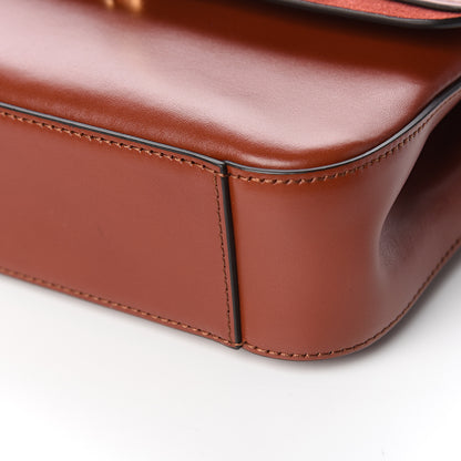 Chloe Calfskin Small C Double Carry Sepia Brown 8 of 9