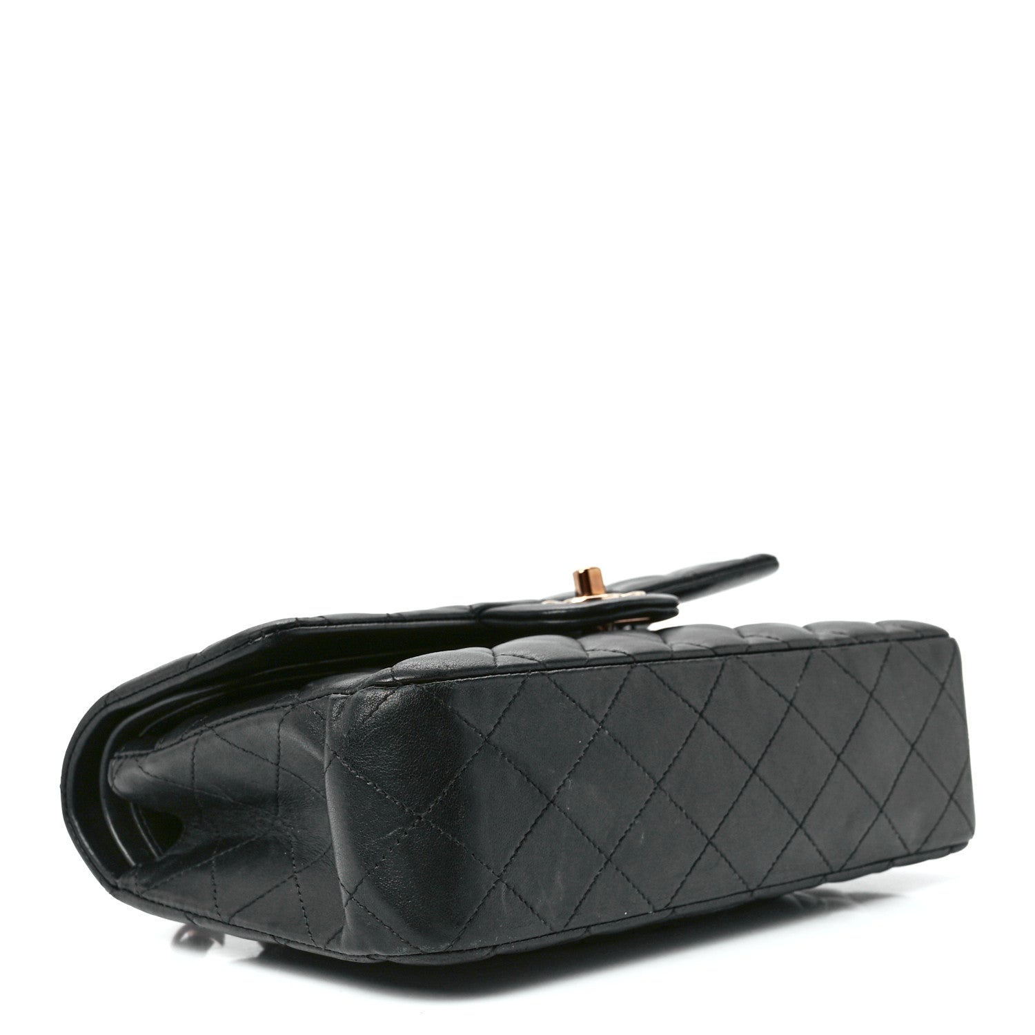 Chanel Lambskin Quilted Small Double Flap Black 4 of 12
